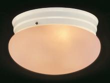 Trans Globe 3621 WH - 2LT 10"" MUSHROOM MRBLZD GLS